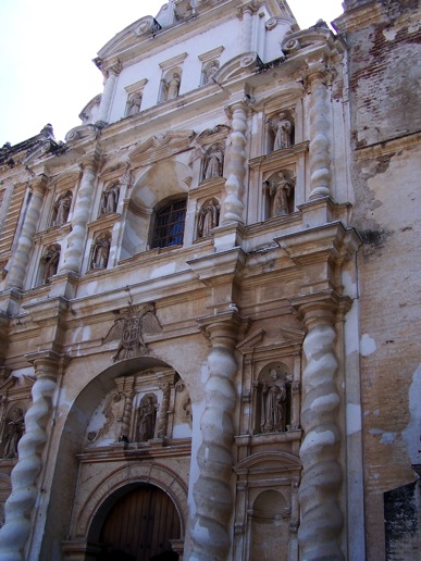 Antigua church facade
