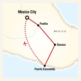 taste of mexico map