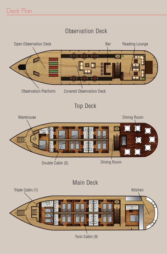 Deck Plan La Amatista 2014 amazon cruise